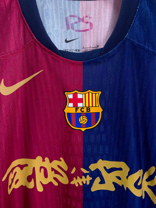 FC Barcelona x Travis Scott Cactus Jack Football Jersey - Small