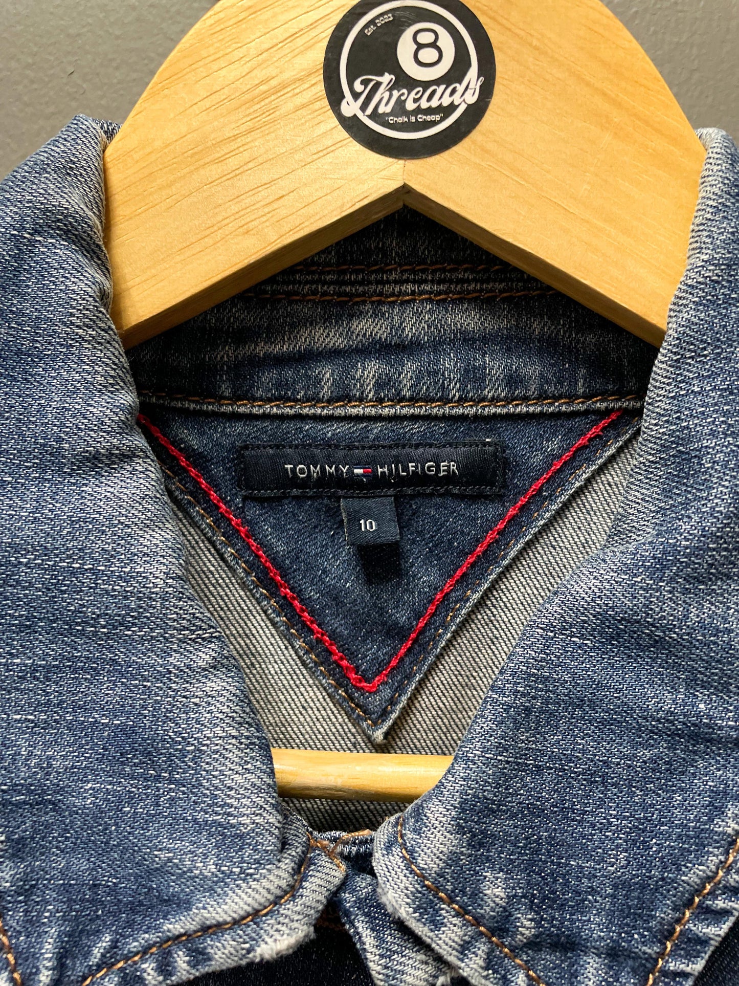 Tommy Hilfiger Ladies Denim Jacket - Size 10 (Medium)