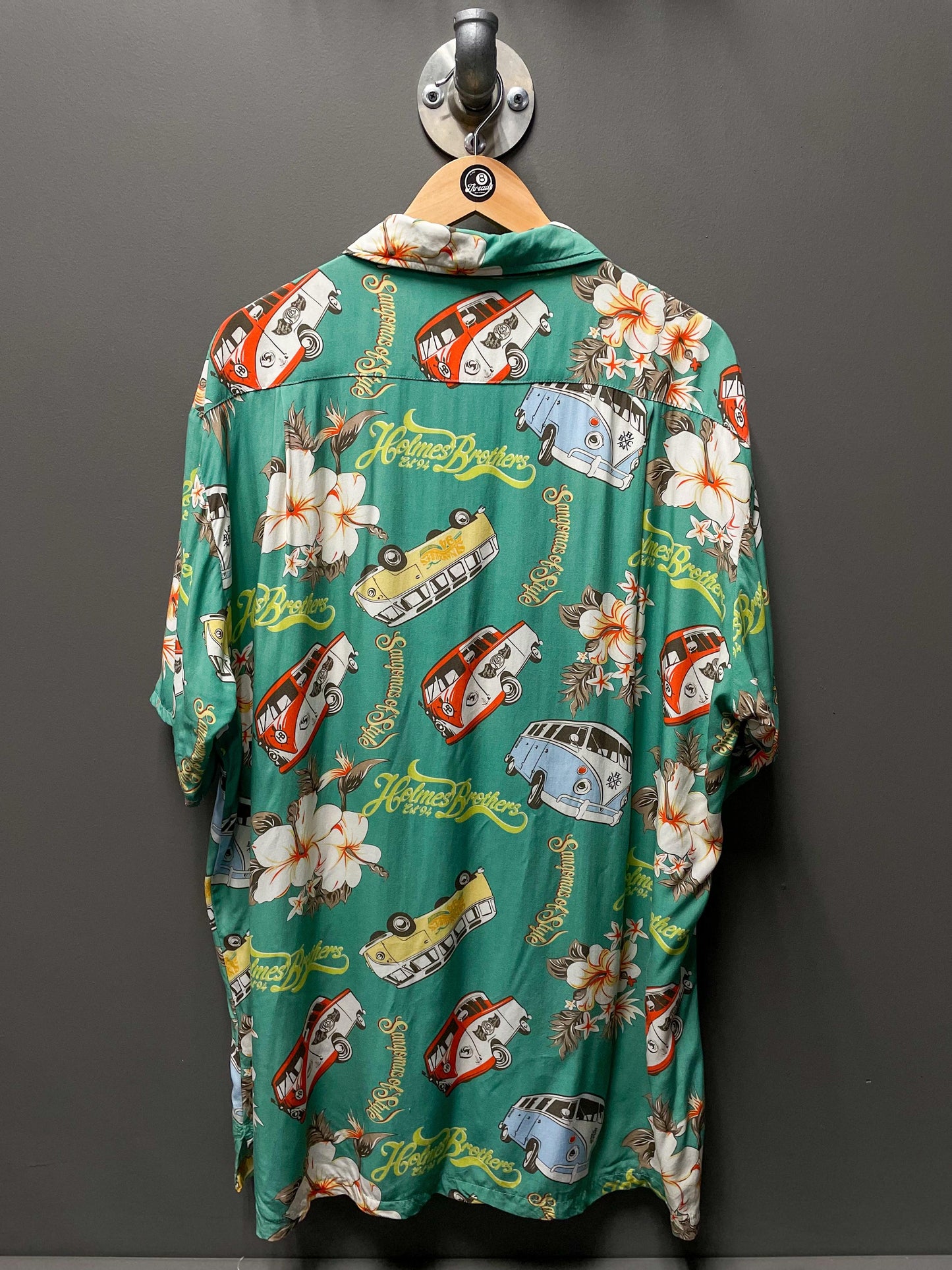 Holmes Bros Viscose Hawaiian Button Up Shirt - Extra Large