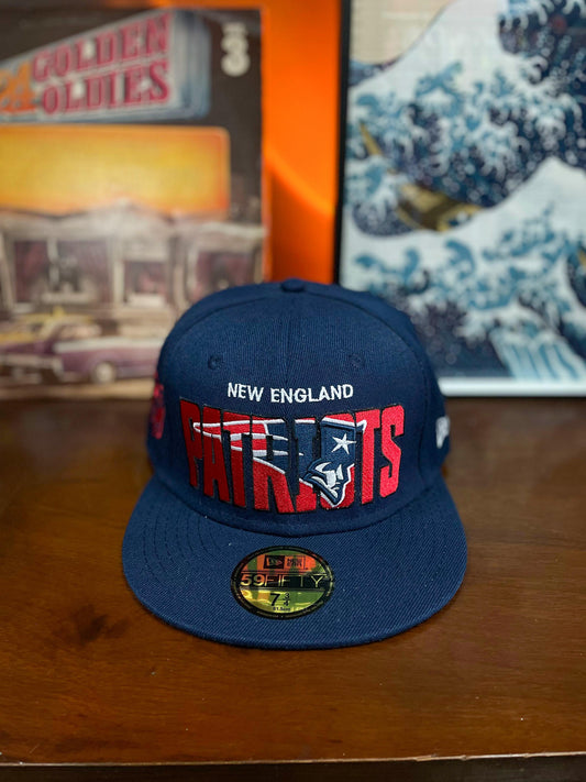 New Era New England Patriots "NFL Patch" 59FIFTY Fitted Cap - 7 3/4 (61.5cm)