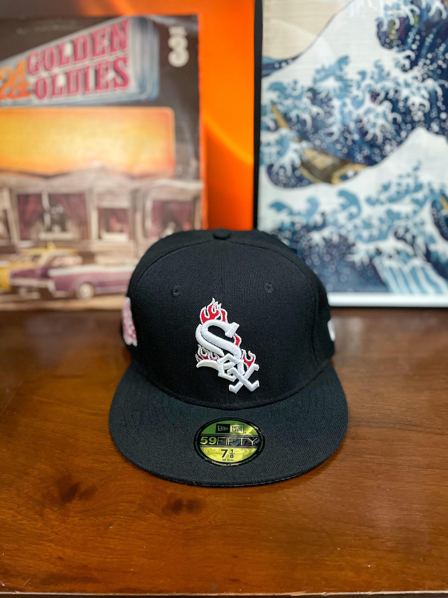 New Era Chicago White Sox Flames "2005 World Series Patch" 59FIFTY Fitted Cap
