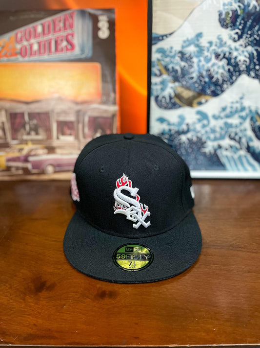 New Era Chicago White Sox Flames "2005 World Series Patch" 59FIFTY Fitted Cap