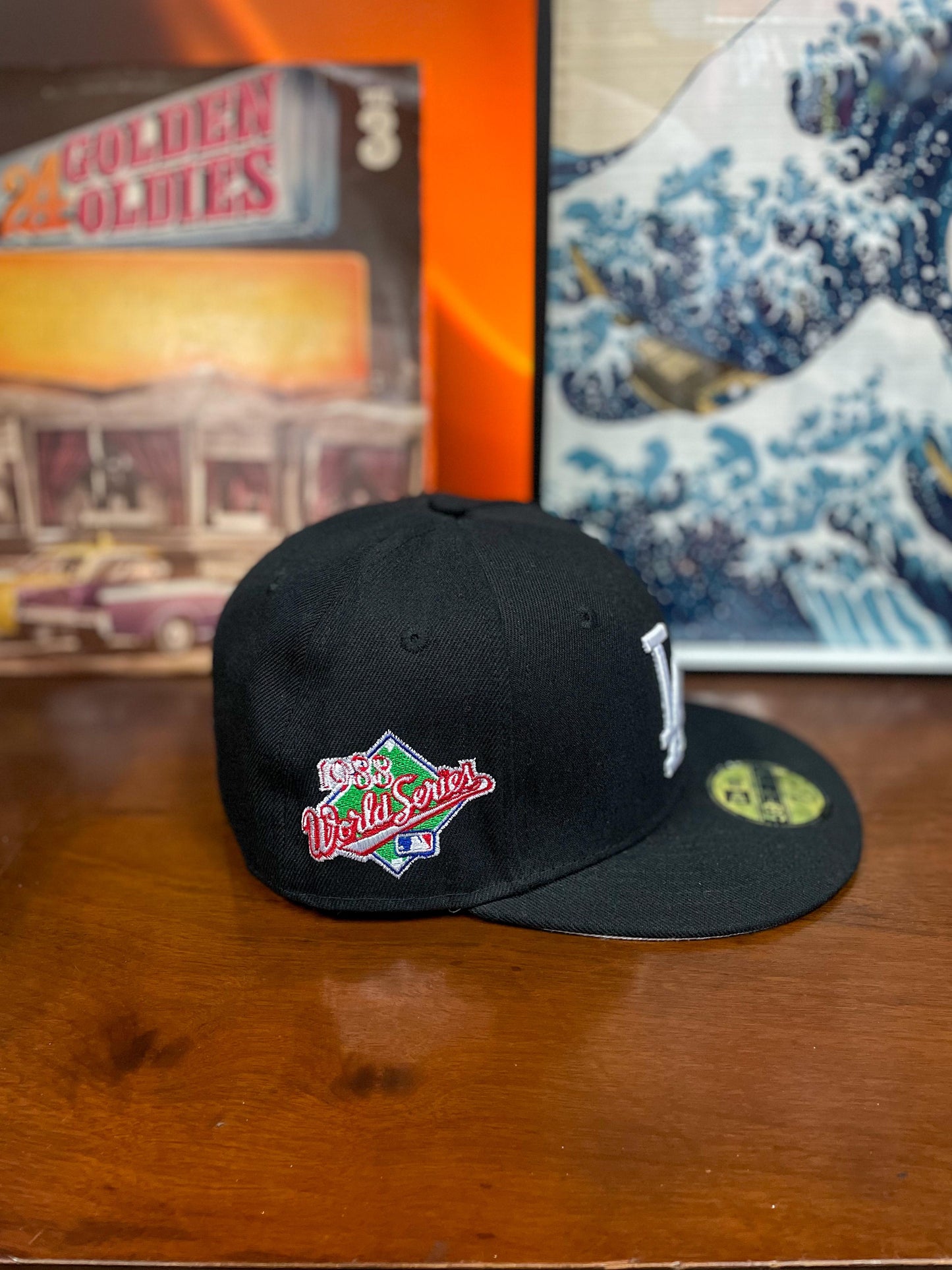New Era LA Dodgers Summer Palms "1988 World Series Patch" 59FIFTY Fitted Cap