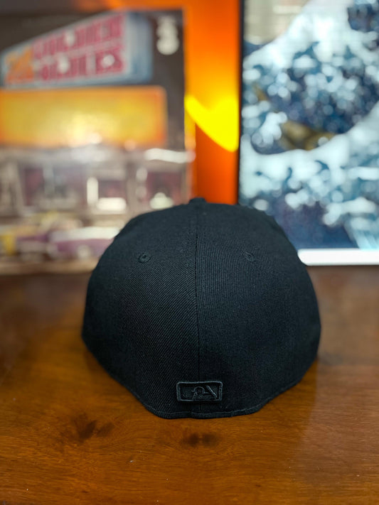 LA Dodgers 59FIFTY New Era Blackout Fitted Cap