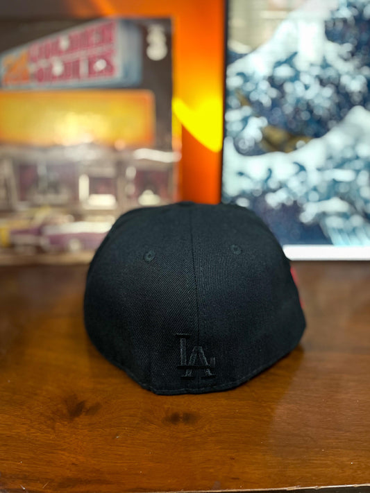 New Era LA Dodgers Flames "2020 World Series Patch" 59FIFTY Fitted Cap