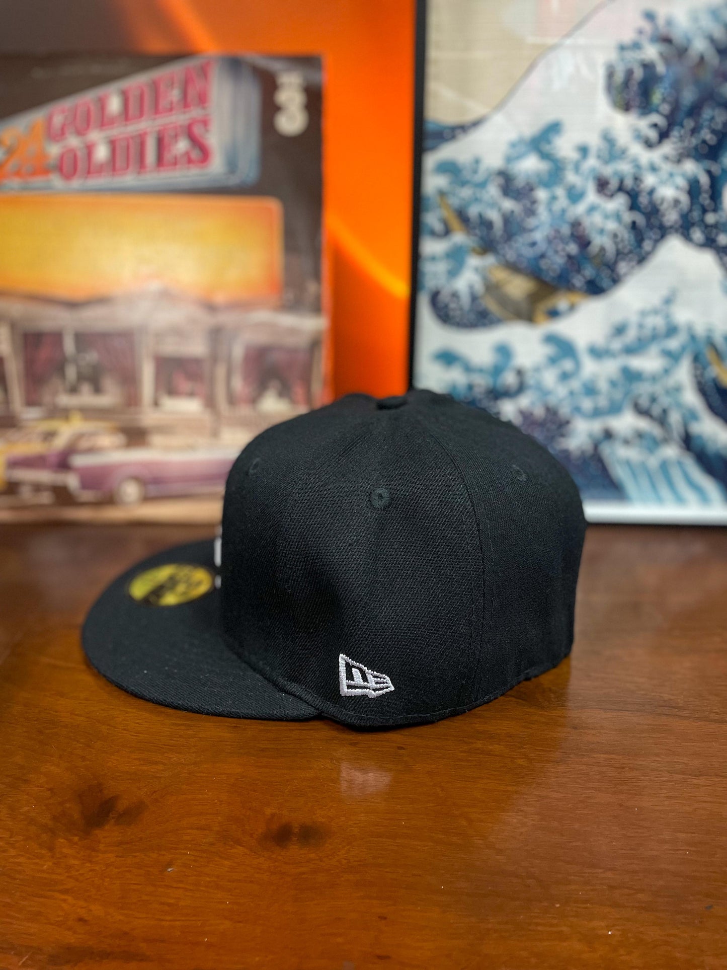 New Era LA Dodgers Flames "2020 World Series Patch" 59FIFTY Fitted Cap