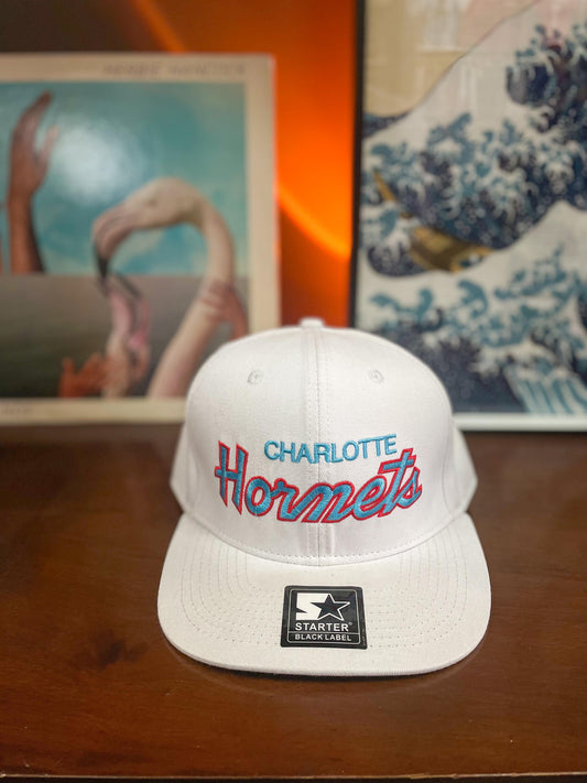 Charlotte Hornets NBA STARTER Black Label SnapBack