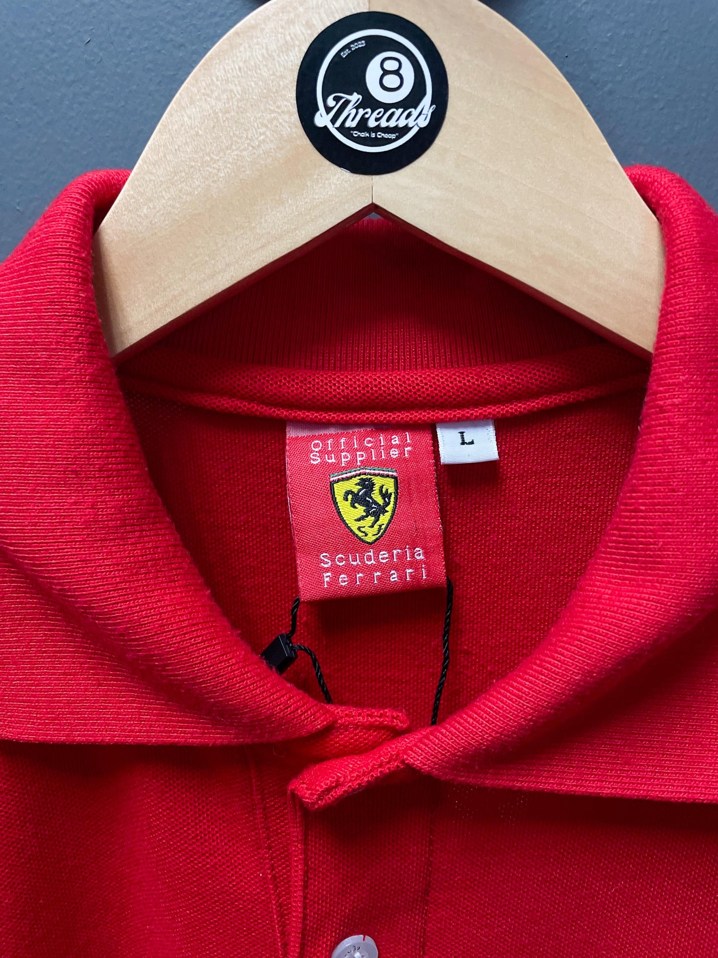 Ferrari Scuderia F1 Racing Team Golfer/Polo Shirt - Large