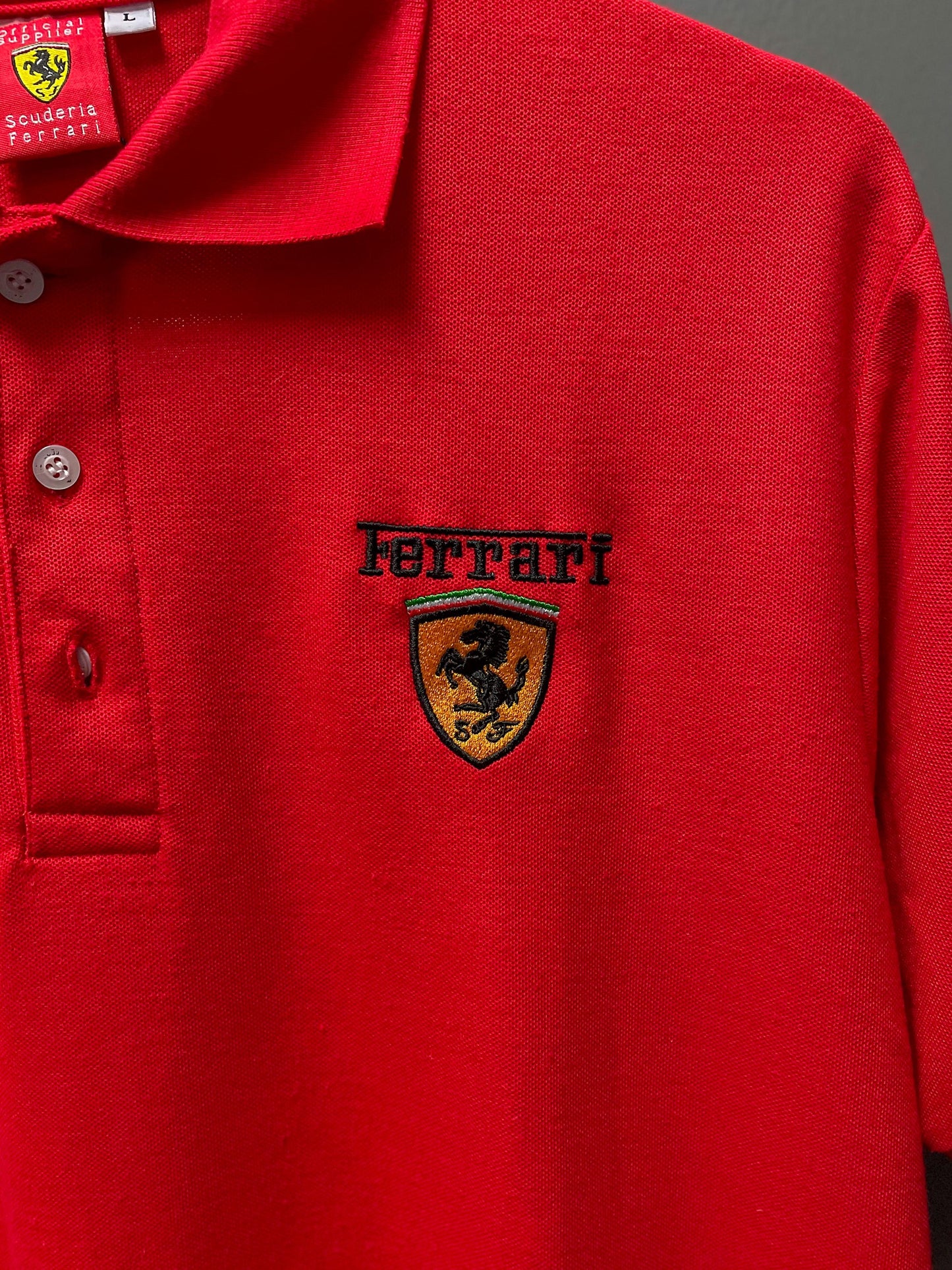 Ferrari Scuderia F1 Racing Team Golfer/Polo Shirt - Large