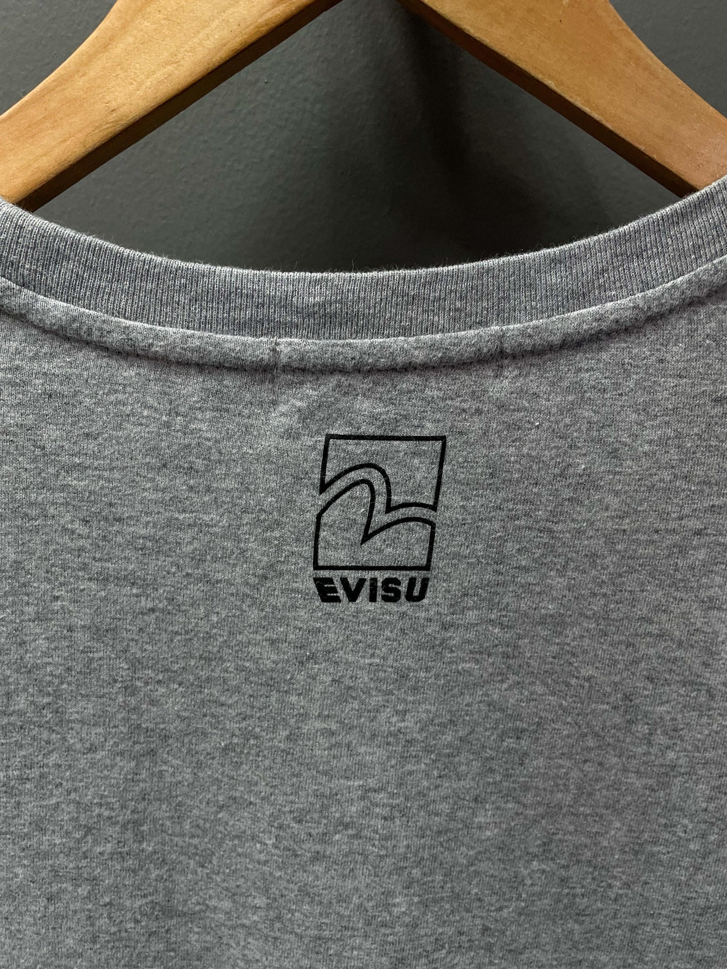 Evisu Premium Quality Logo Tee - Medium