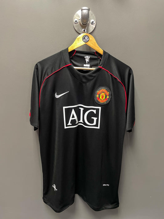 Manchester United 2007/08 Away Nike Retro Football Kit - Large