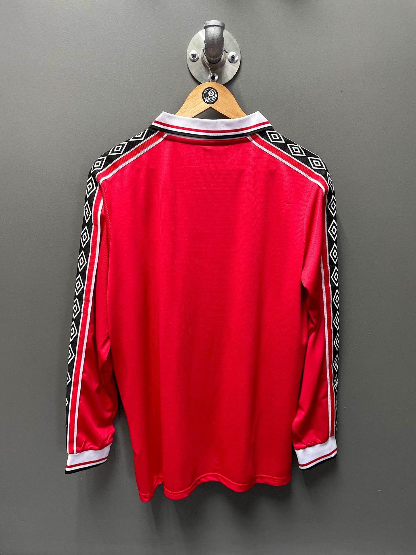 Manchester United 1998/00 Home Retro Football Jersey - Large