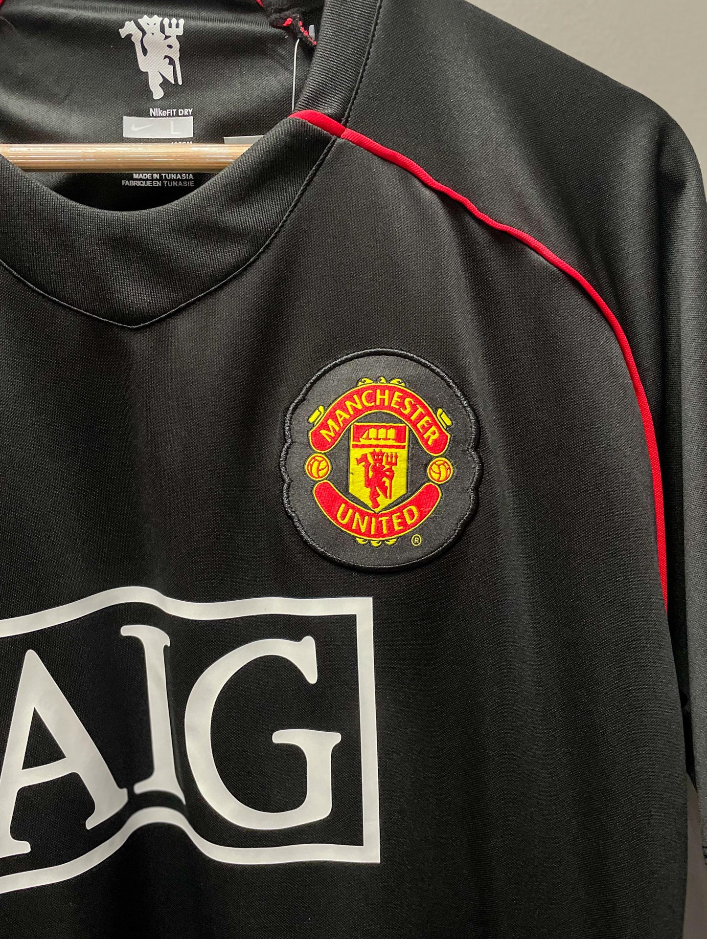 Manchester United 2007/08 Away Nike Retro Football Kit - Large