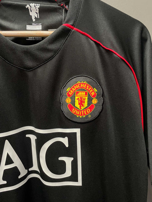 Manchester United 2007/08 Away Nike Retro Football Kit - Large