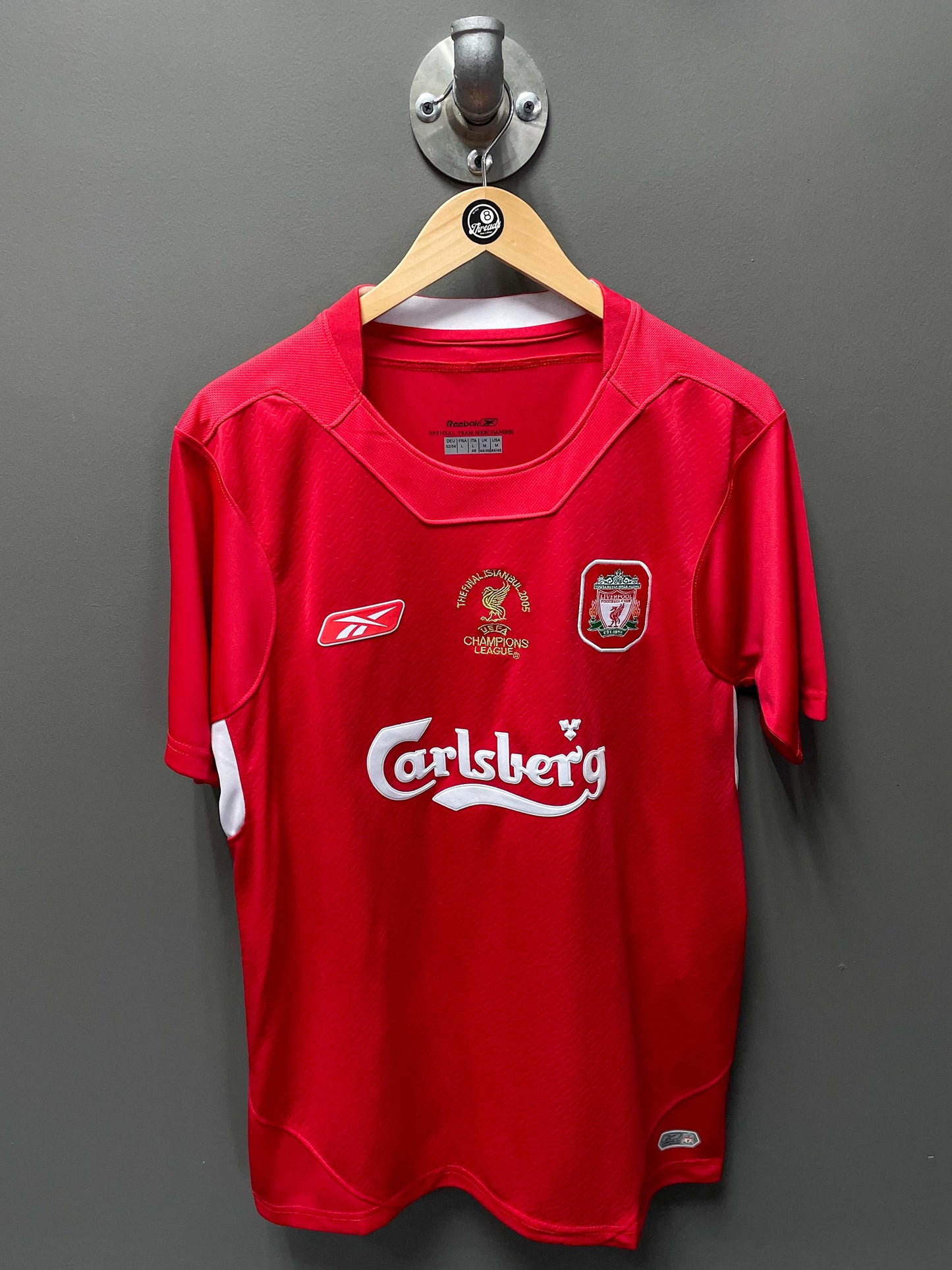 Liverpool FC 2005 Champions League Final Retro Football Jersey - Large