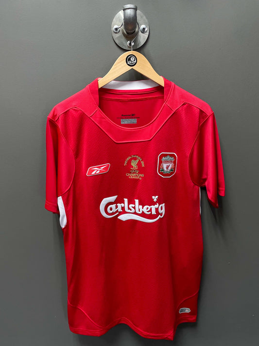 Liverpool FC 2005 Champions League Final Retro Football Jersey - Large