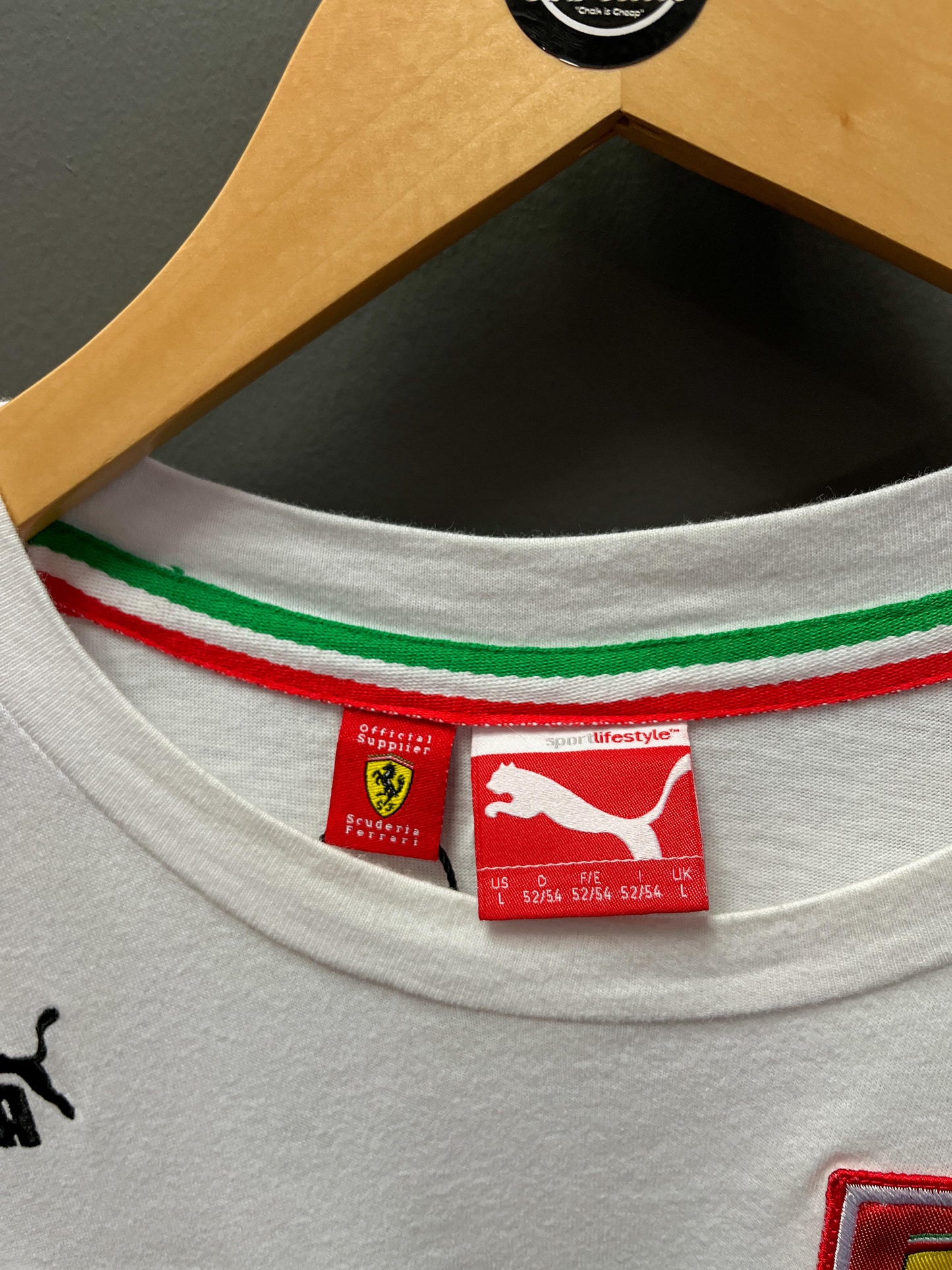 Ferrari Scuderia F1 Limited Edition White Tee - Large