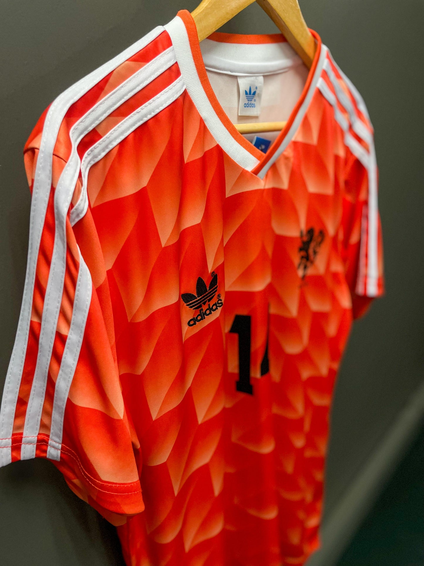 Netherlands 1988/99 Home Adidas "Cruyff 14" Retro Football Kit - Large
