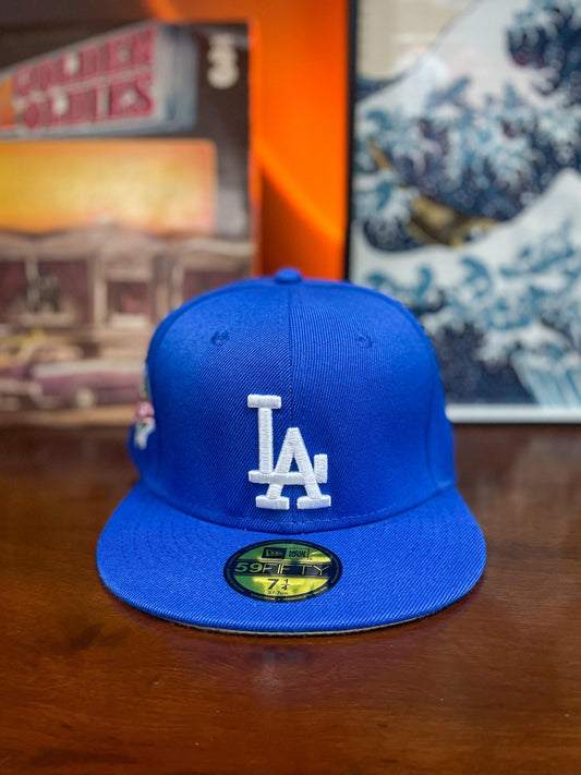 New Era LA Dodgers Floral "1988 World Series Patch" 59FIFTY Fitted Cap