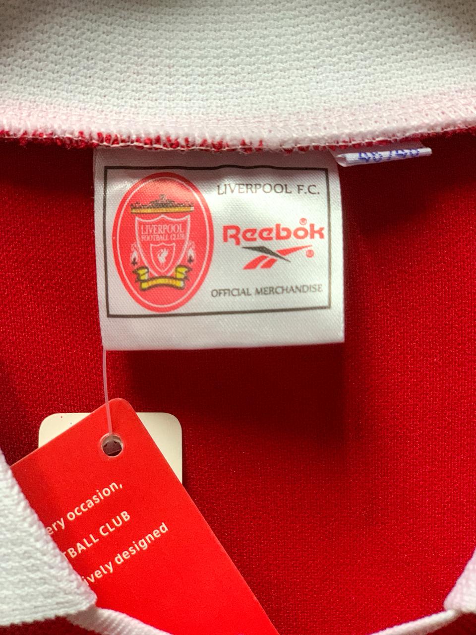 LiverpooI 1996/1997 Home Retro Reebok Football Kit