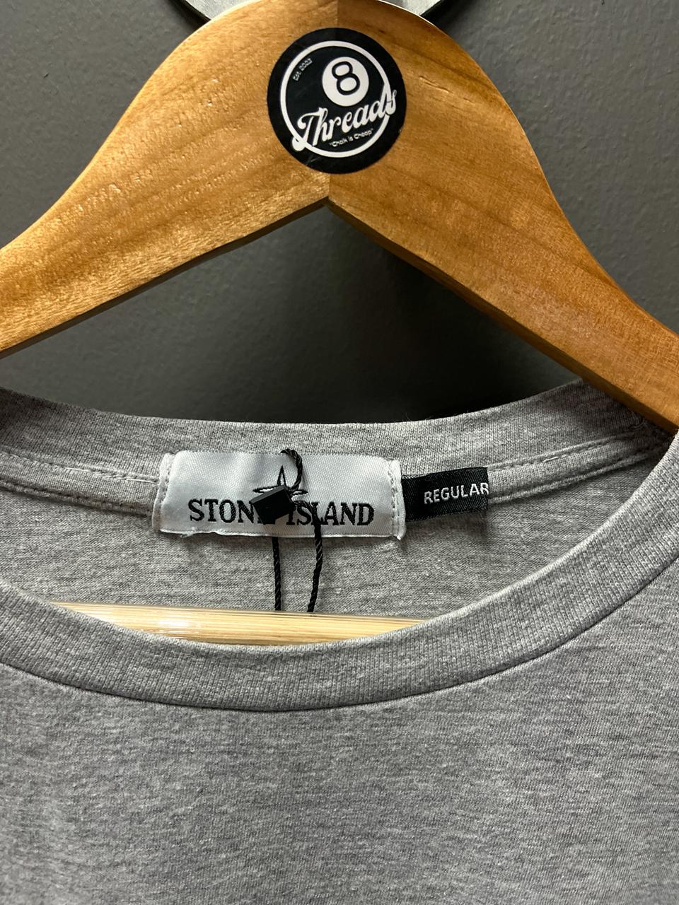 Stone Island Classic Patch Logo Tee - Medium