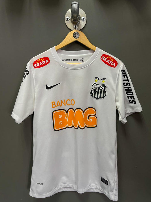 Santos FC 2012/2013 Home Nike "Neymar Jr 11" Retro Football Jersey - Medium