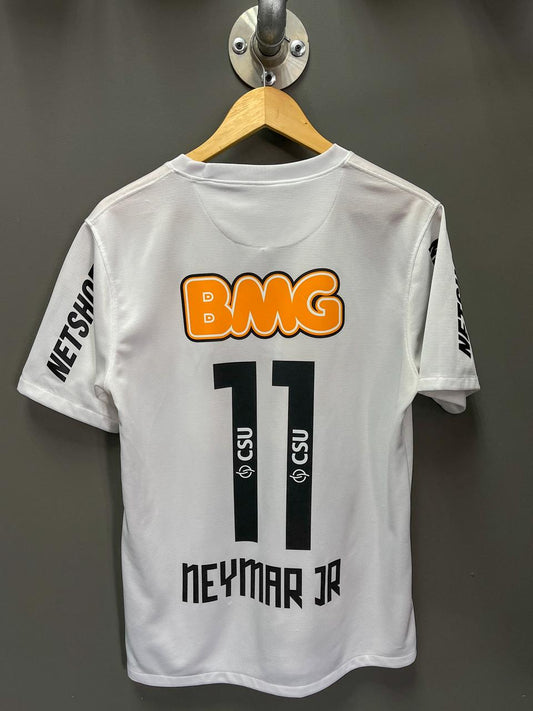 Santos FC 2012/2013 Home Nike "Neymar Jr 11" Retro Football Jersey - Medium