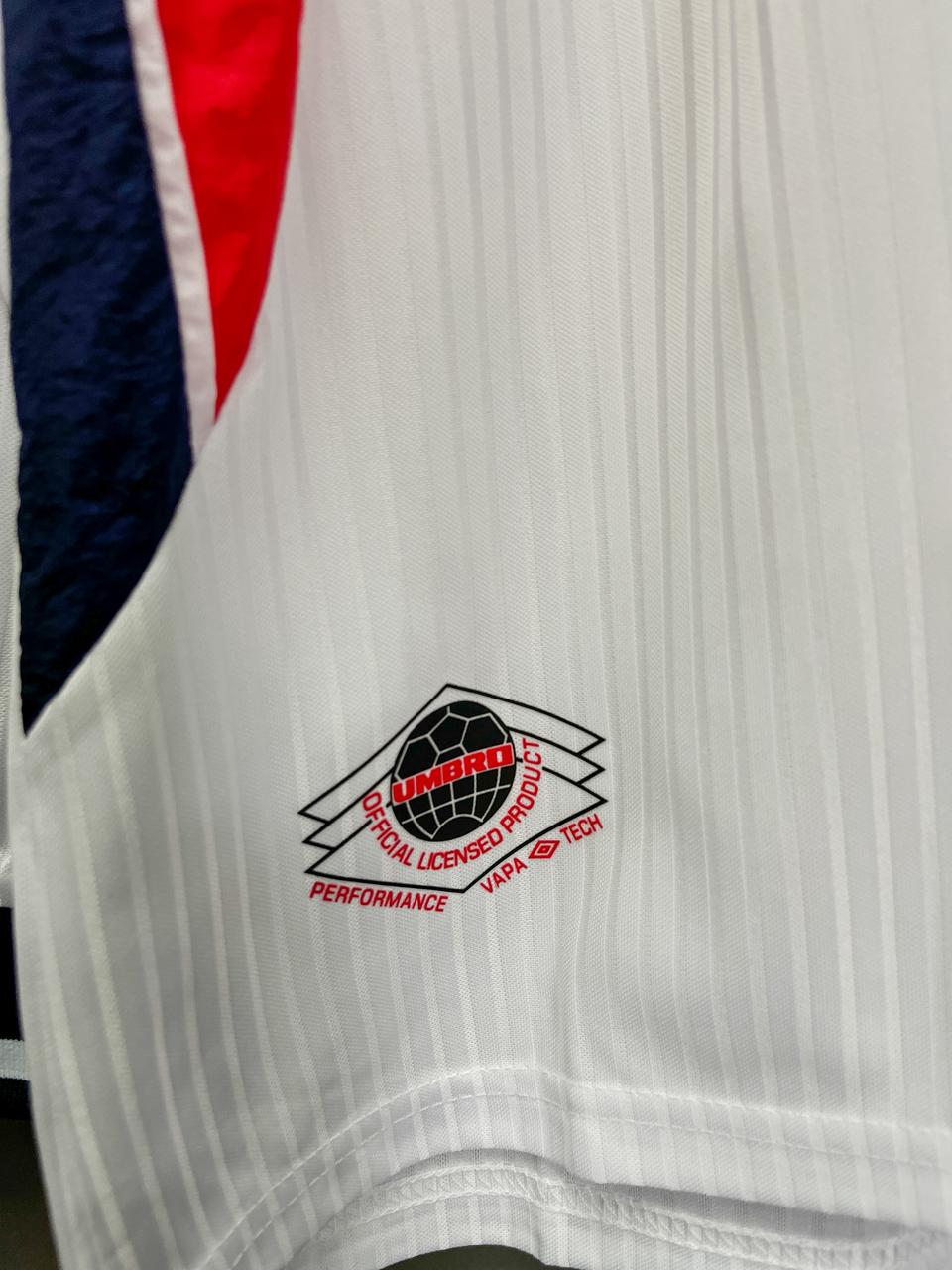 England 1997/99 Umbro Home Retro Football Jersey