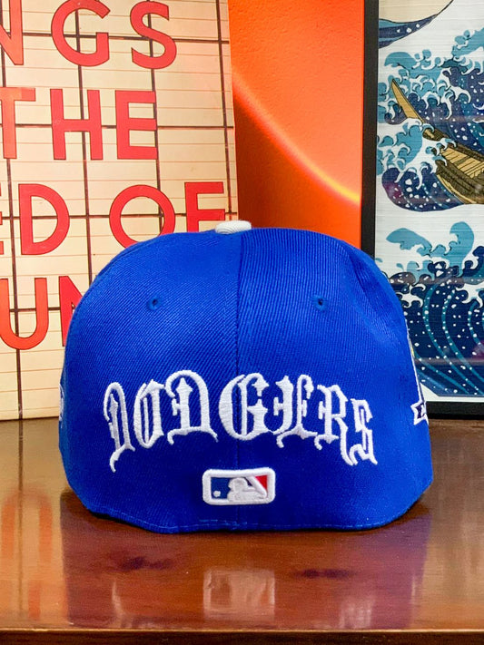 New Era LA Dodgers Pre Curved 59FIFTY Fitted Cap