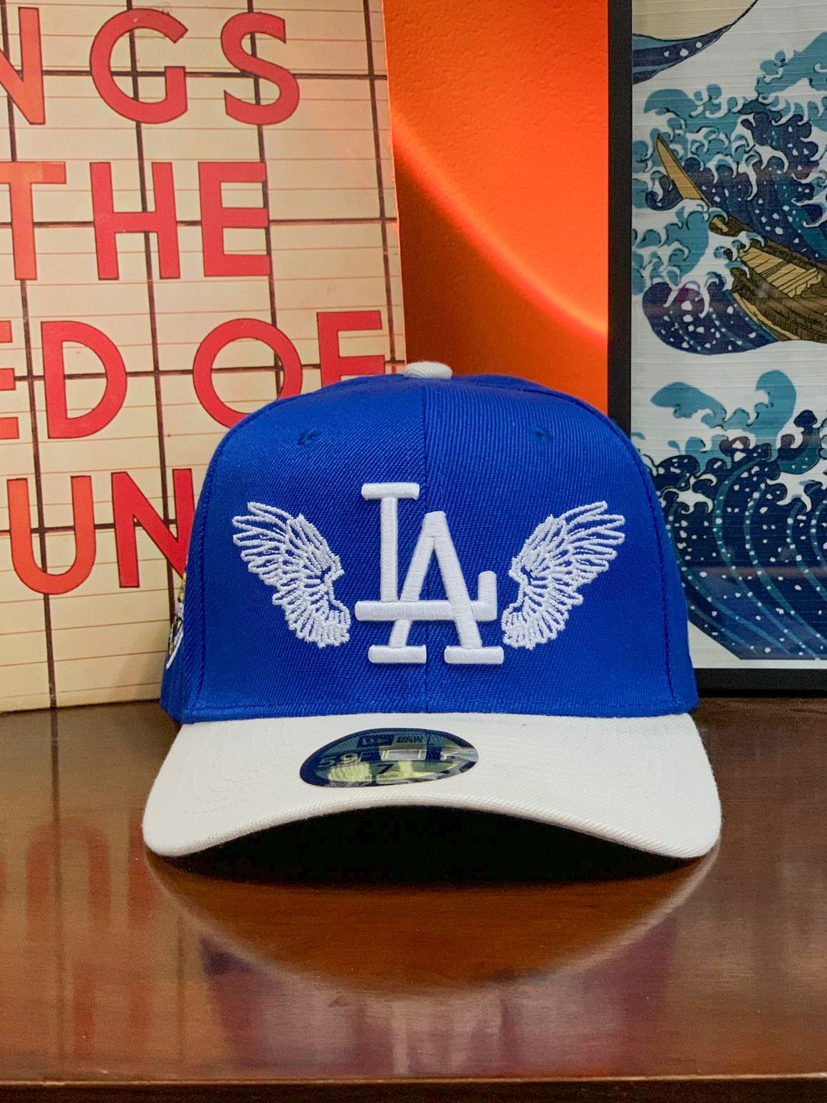 New Era LA Dodgers Pre Curved 59FIFTY Fitted Cap