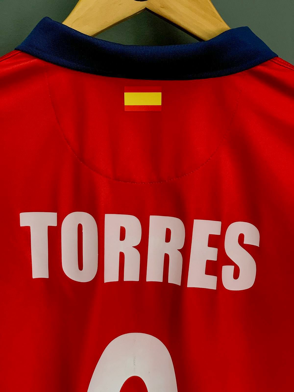 Atlético Madrid 20/21 Home "Torres" Nike Retro Football Jersey - Medium