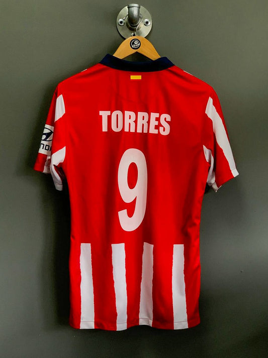 Atlético Madrid 20/21 Home "Torres" Nike Retro Football Jersey - Medium