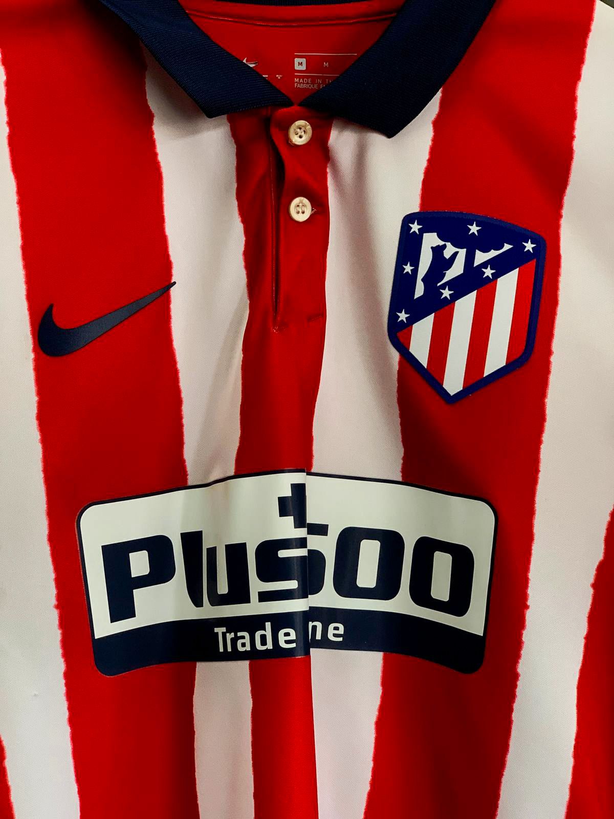 Atlético Madrid 20/21 Home "Torres" Nike Retro Football Jersey - Medium