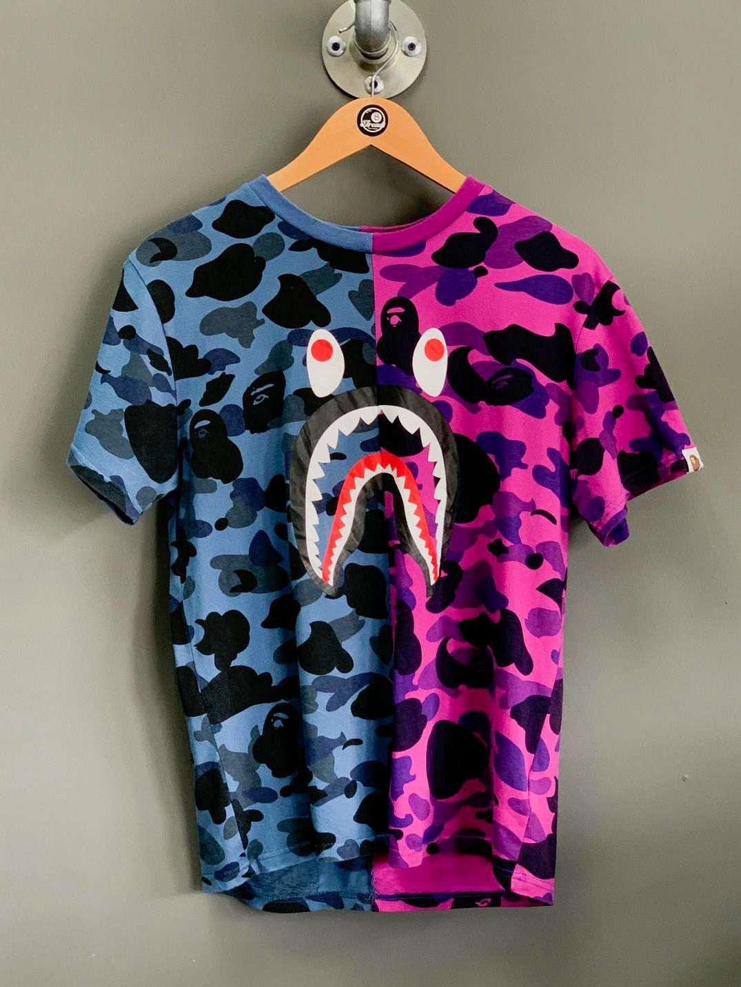 BAPE Camo Shark Tee - Medium