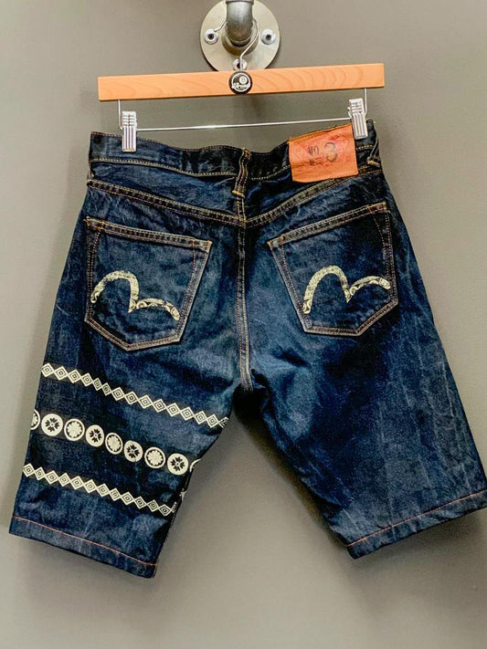 Evisu Japan Denim Shorts/Jorts - 30 (Small)