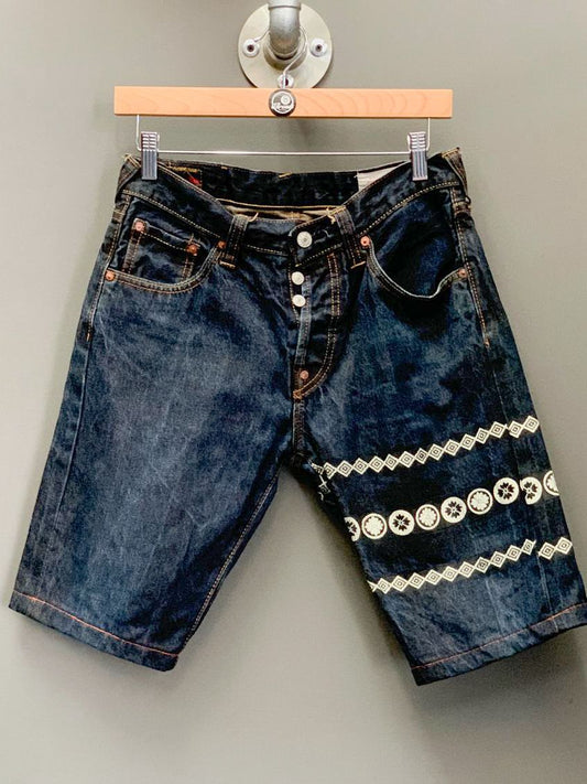 Evisu Japan Denim Shorts/Jorts - 30 (Small)