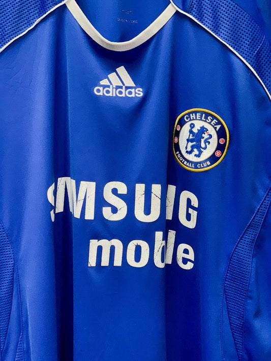 Chelsea FC 2006/08 Home Retro Adidas Football Kit - Extra Large