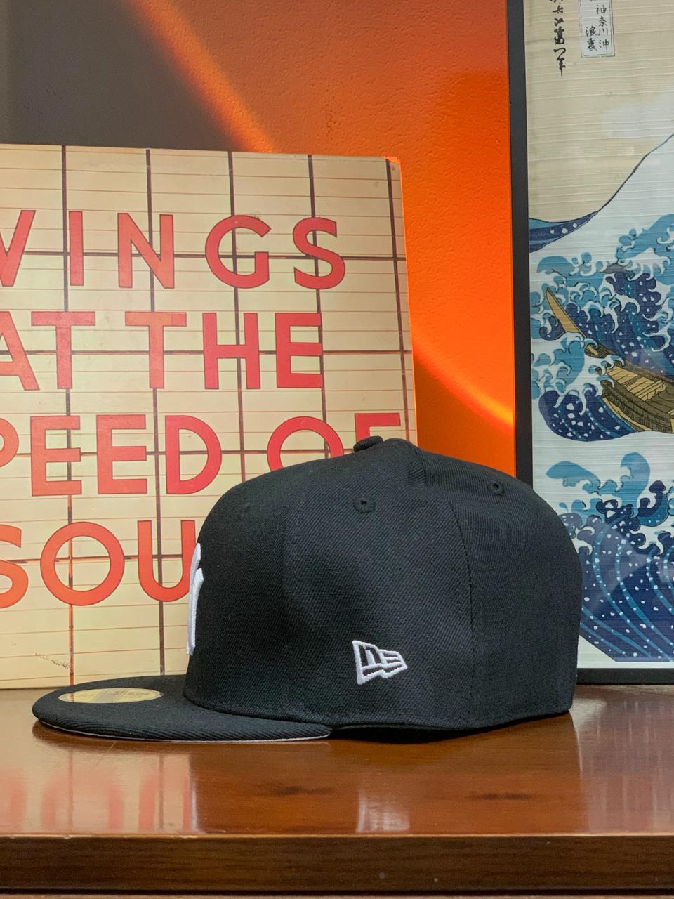 NY Yankees Clouds "1996 World Series Patch" 59FIFTY New Era Fitted Cap - 7 (1/2)