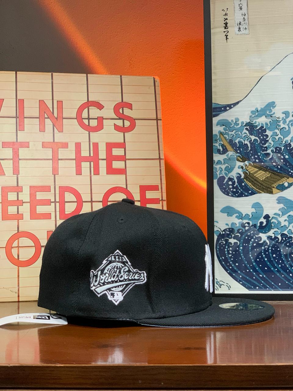 NY Yankees Clouds "1996 World Series Patch" 59FIFTY New Era Fitted Cap - 7 (1/2)