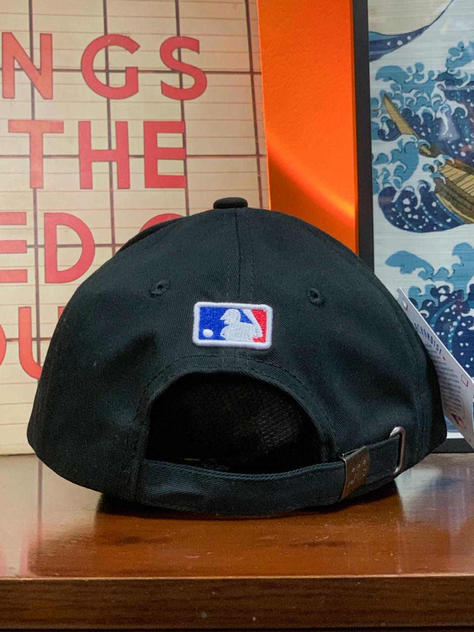 NY New York New Era 9FORTY Curved Peak Cap - Black