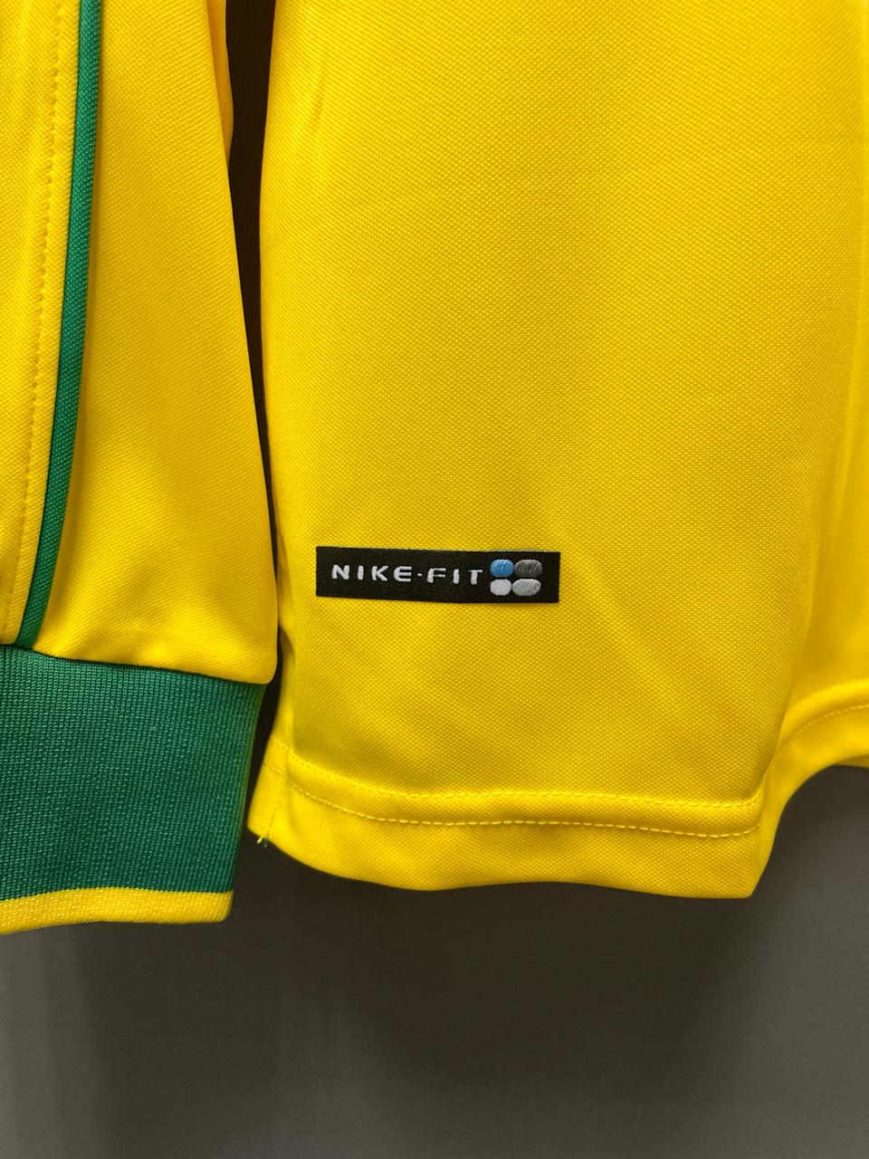 Brazil 1998 Nike Long Sleeve Retro Football Kit - Large