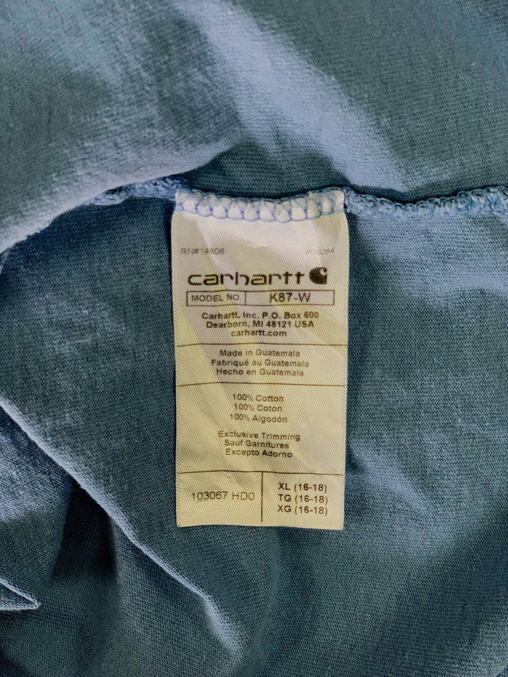 Carhartt Pocket Heavyweight Tee - Extra Large