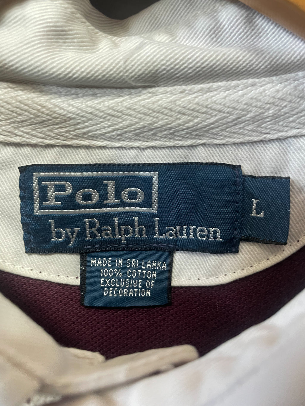Polo Ralph Lauren Centre Stripe Rugby S/S Golfer - Large