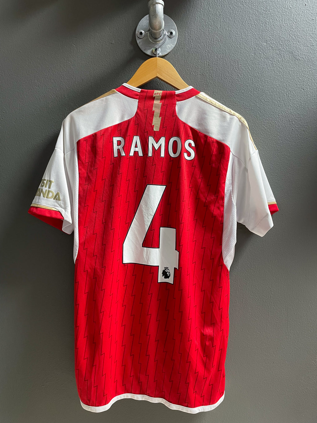 Arsenal 2023/24 "Ramos 4" Adidas Home Football Jersey - Large