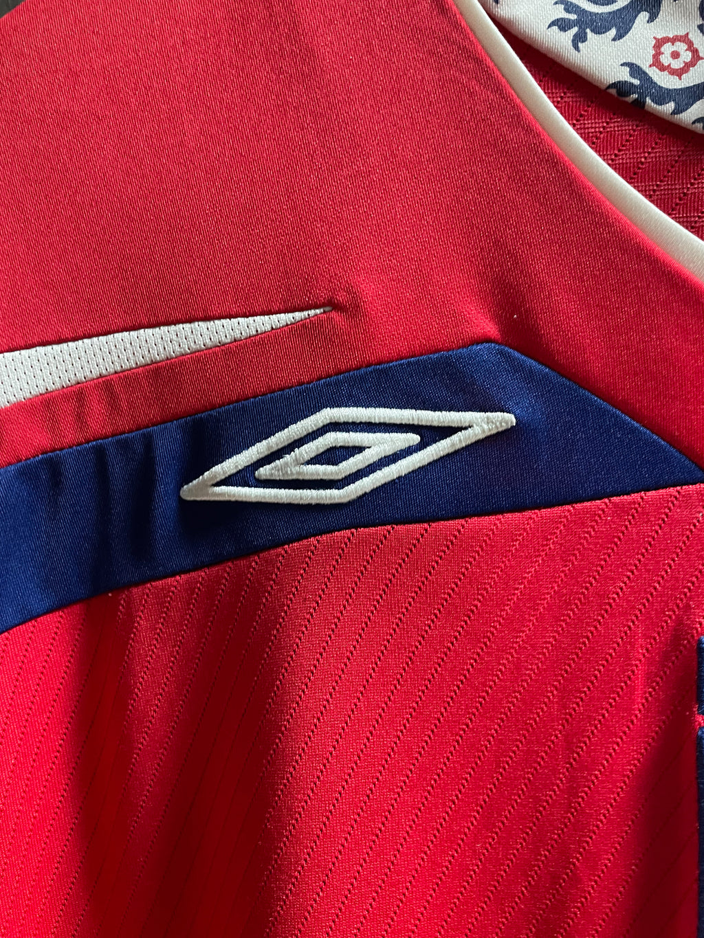 England 2008/10 Umbro Football Jersey - Extra Large