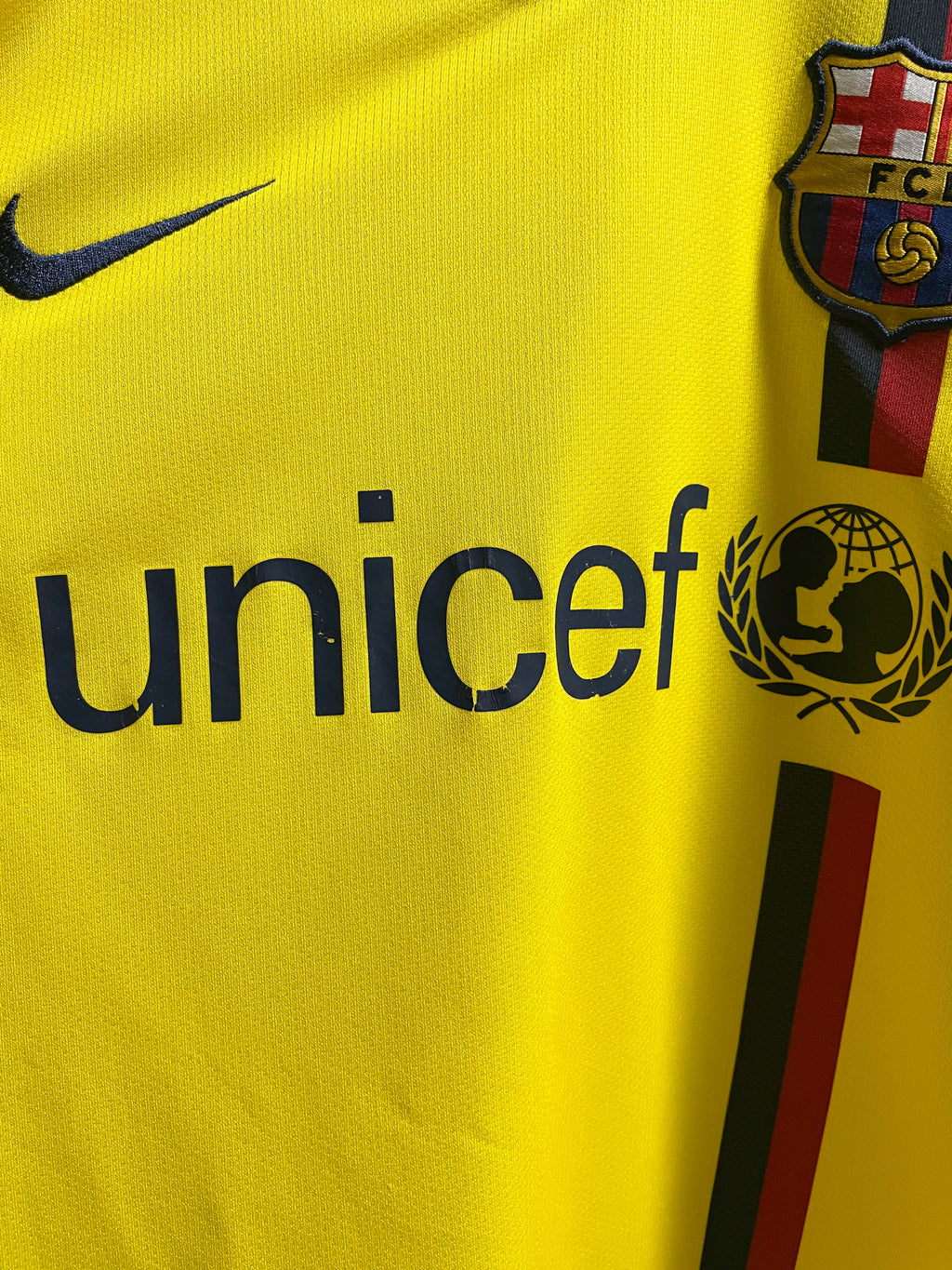FC Barcelona 2008/09 Treble Winning Season Nike Away Football Jersey - Extra Large