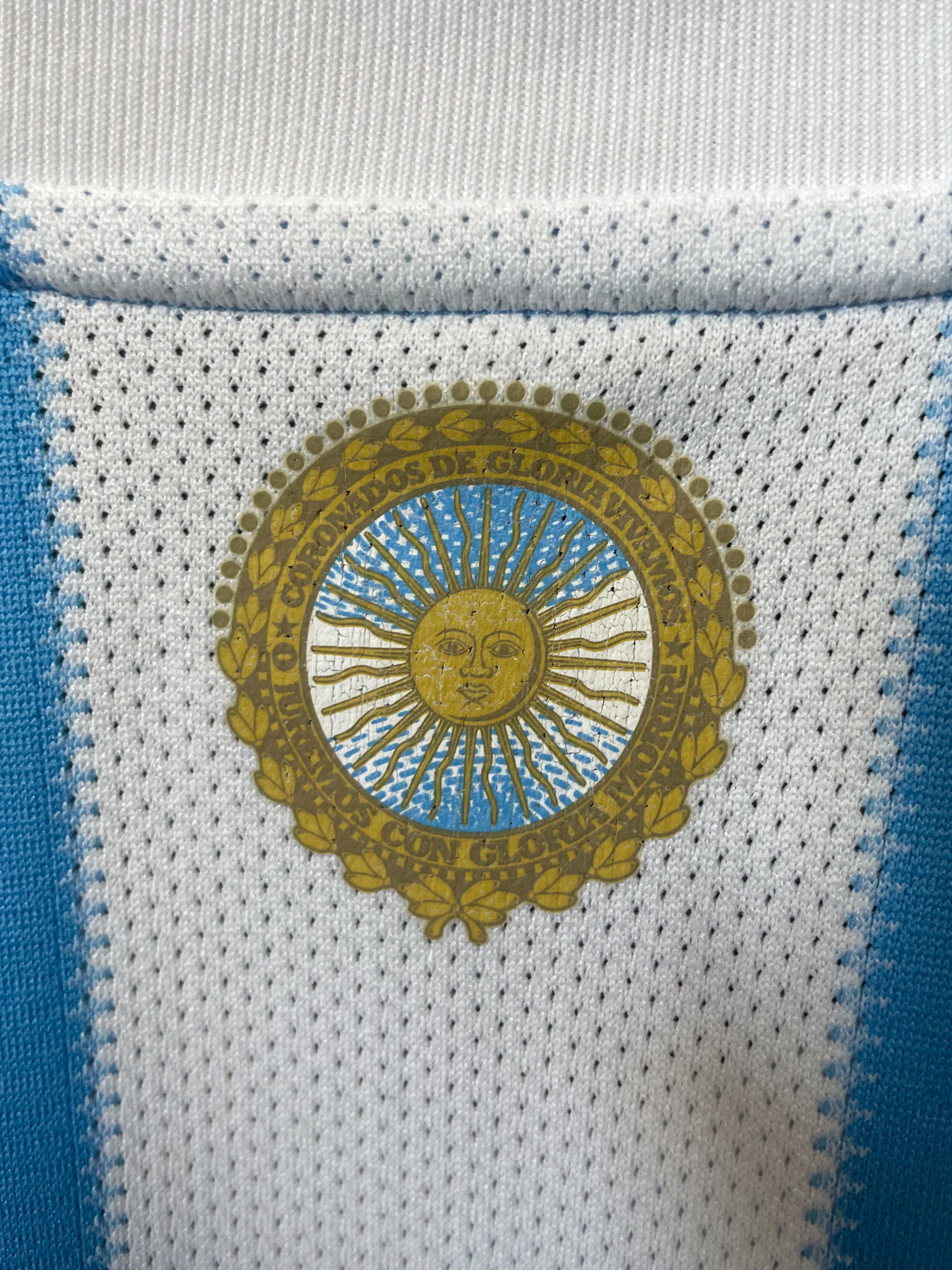 Argentina 2010 Adidas Home Football Jersey - Small