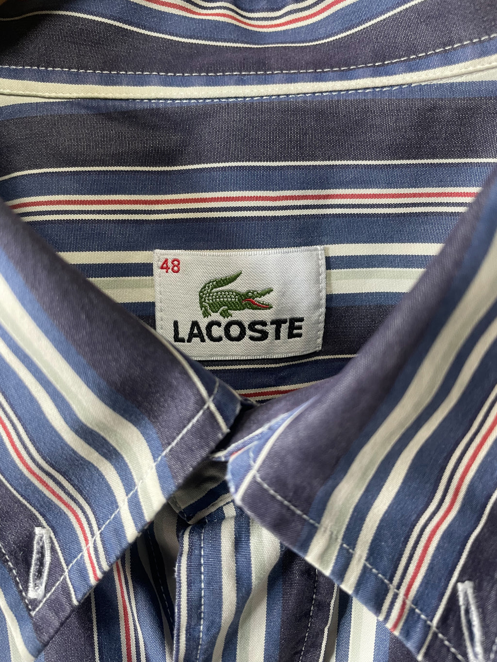 Lacoste Striped L/S Shirt - XXL