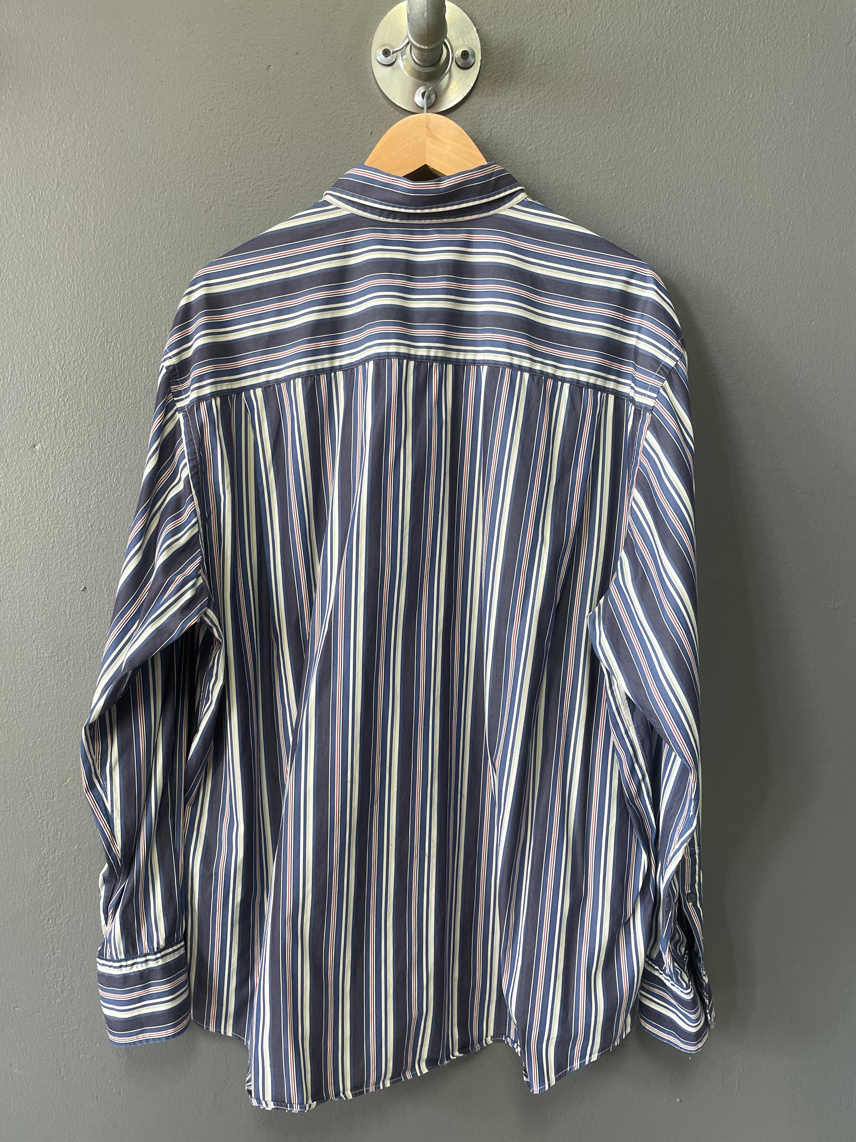 Lacoste Striped L/S Shirt - XXL