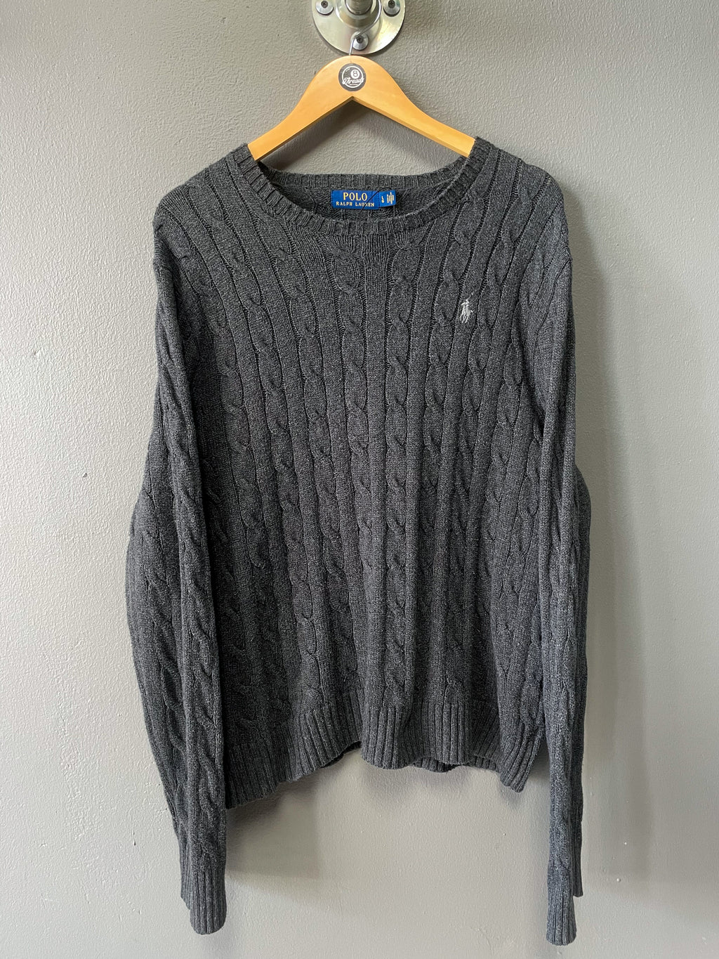 Polo Ralph Lauren Cable Knit Jersey - Large